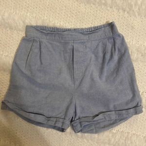 Y2K blue shorts girls 5